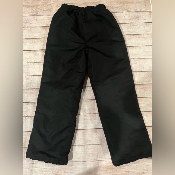 Swiss Tech Snow Pants Black Youth XXL Adjustable Waist Padded Lined Insulated - Picture 3 of 5